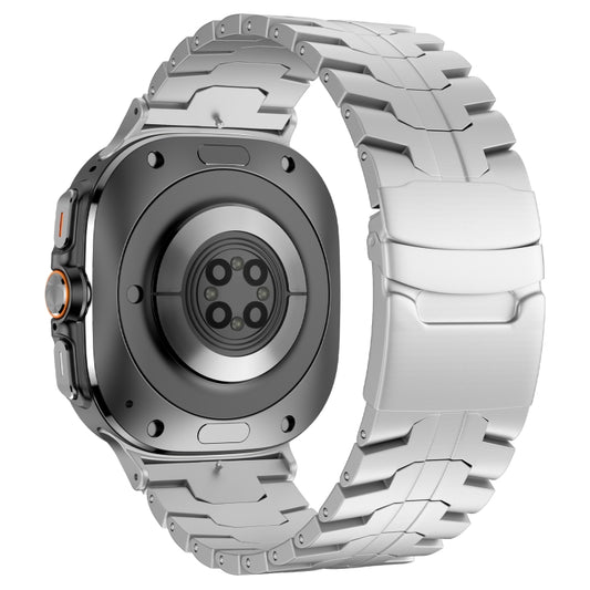 For Samsung Galaxy Watch Ultra 47mm Titanium Alloy Metal Watch Band(Silver) by bashfashion