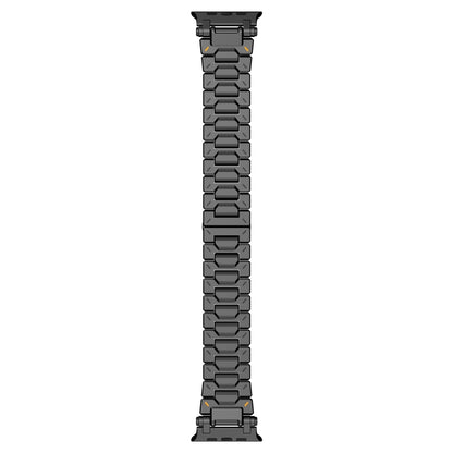 For Apple Watch Series 8 45mm Pathfinder Stainless Steel Metal Watch Band(Black) by bashfashion