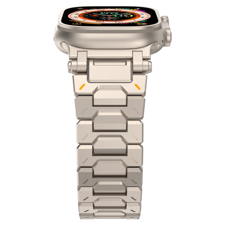 For Apple Watch Series 10 46mm Pathfinder Stainless Steel Metal Watch Band(Titanium Color) by bashfashion