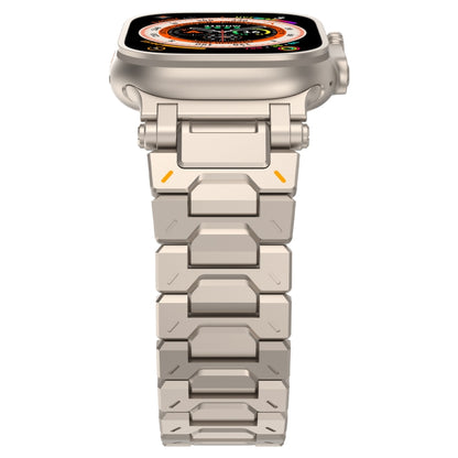 For Apple Watch Series 10 46mm Pathfinder Stainless Steel Metal Watch Band(Titanium Color) by bashfashion