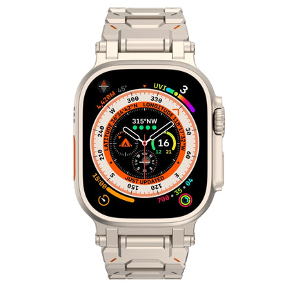 For Apple Watch Series 10 46mm Pathfinder Stainless Steel Metal Watch Band(Titanium Color) by bashfashion