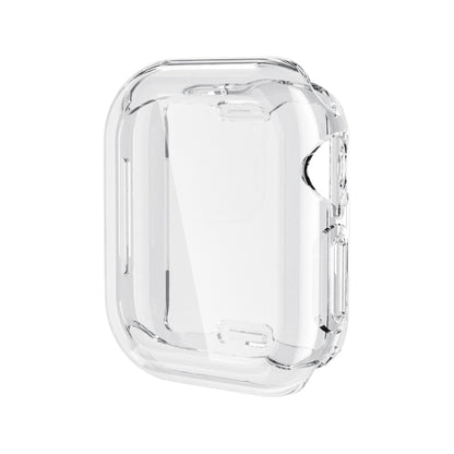 For Apple Watch Series 11 / 10 46mm Full Coverage TPU Electroplated Watch Case(Transparent) by bashfashion