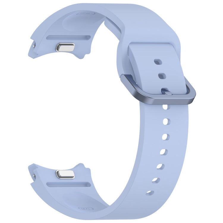 For Samsung Galaxy Watch 6 40mm Solid Color Colorful Buckle Quick Release Silicone Watch Band(Light Blue) by bashfashion