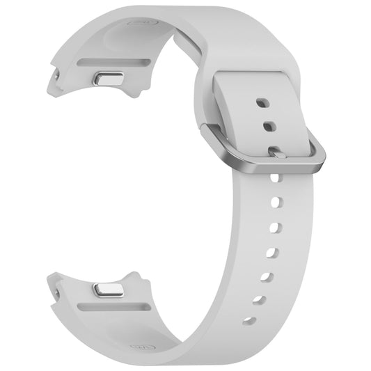 For Samsung Galaxy Watch 5 Pro Solid Color Colorful Buckle Quick Release Silicone Watch Band(Gray) by bashfashion
