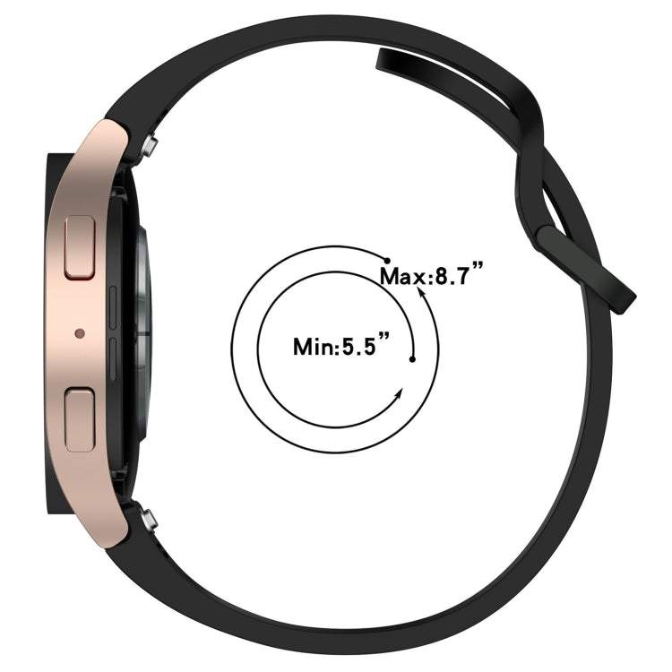 For Samsung Galaxy Watch 6 Classic 47mm Solid Color Colorful Buckle Quick Release Silicone Watch Band(Pink) by bashfashion