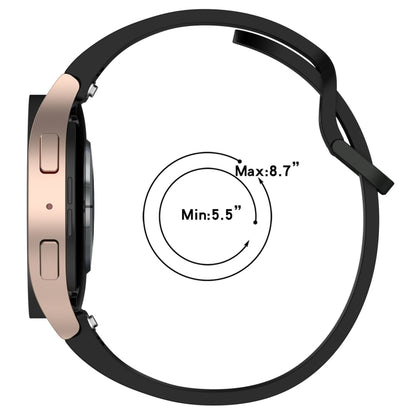 For Samsung Galaxy Watch 6 Classic 47mm Solid Color Colorful Buckle Quick Release Silicone Watch Band(Pink) by bashfashion