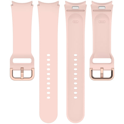 For Samsung Galaxy Watch 6 Classic 47mm Solid Color Colorful Buckle Quick Release Silicone Watch Band(Pink) by bashfashion