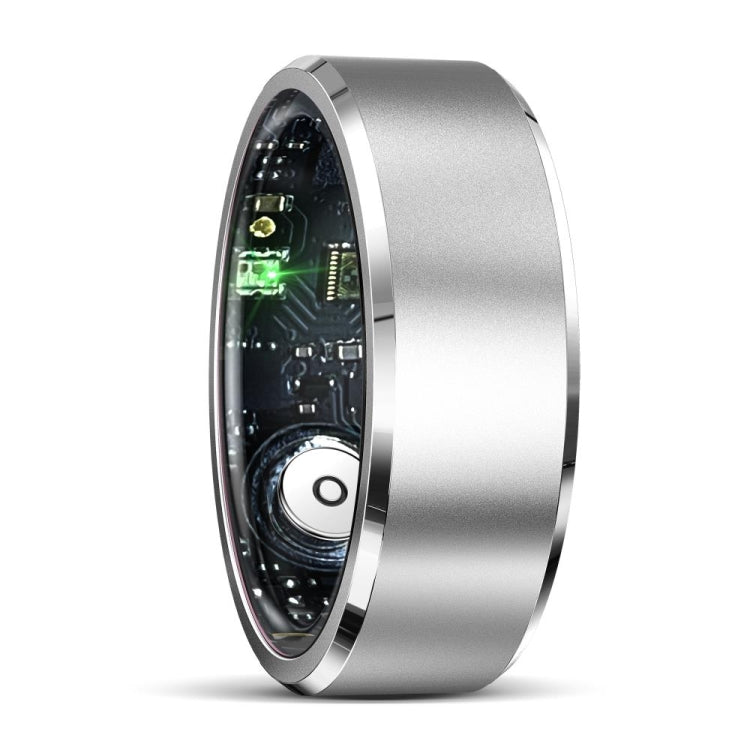 R5 SIZE 10 Smart Ring, Support Health Monitoring / Multiple Sports Modes(Silver) by bashfashion