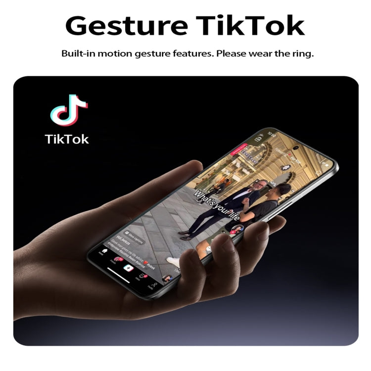 R5 SIZE 10 Smart Ring, Support Health Monitoring / Multiple Sports Modes(Gold) by bashfashion