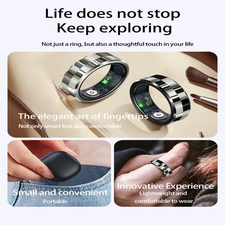 R9 SIZE 9 Smart Ring, Support Health Monitoring / Gesture Control / Somatosensory Games(Black) by bashfashion
