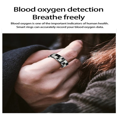 R9 SIZE 11 Smart Ring, Support Health Monitoring / Gesture Control / Somatosensory Games(Black) by bashfashion