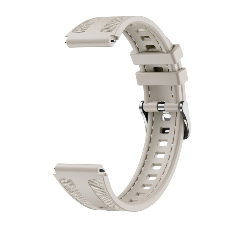 For Huawei Watch GT 5 41mm Women Hybrid Nylon Silicone Watch Band(Starlight) by bashfashion