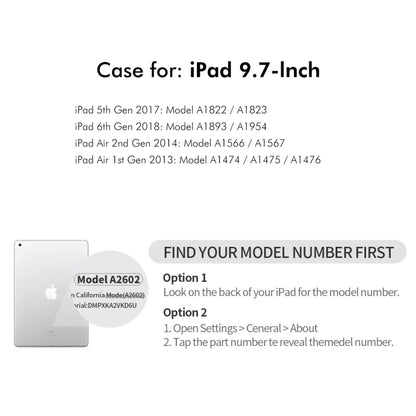 For iPad Air / Air 2 / 9.7 2017 / 2018 ENKAY 360 Rotation TPU Leather Smart Tablet Case with Pen Slot(Pink) by ENKAY