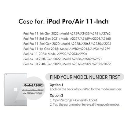 For iPad Air 11 2024 / 2025 / Air 10.9 2022 ENKAY 360 Rotation TPU Leather Smart Tablet Case with Pen Slot(Beige) by ENKAY