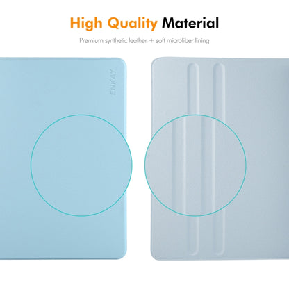 For iPad Air 10.5 / Pro 10.5 / 10.2 ENKAY 360 Rotation TPU Leather Smart Tablet Case with Pen Slot(Beige) by ENKAY