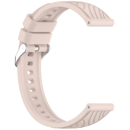 For Huawei Watch GT 5 Pro 46mm Line Texture Quick Release Silicone Watch Band(Nebular Pink) by bashfashion