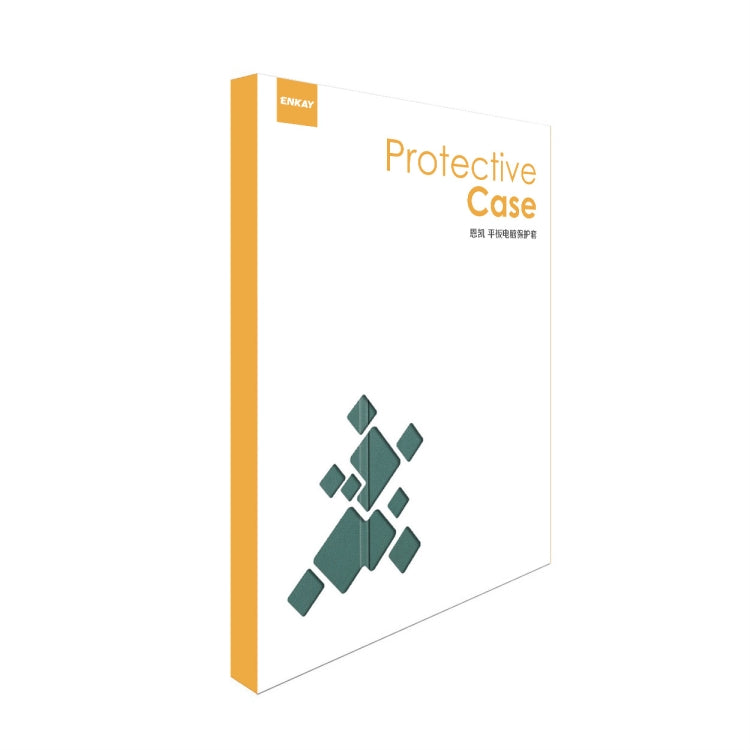 For Lenovo Xiaoxin Pad Pro 12.7 2025 ENKAY Tri-fold Custer Texture Platic Leather Smart Tablet Case(Red) by ENKAY