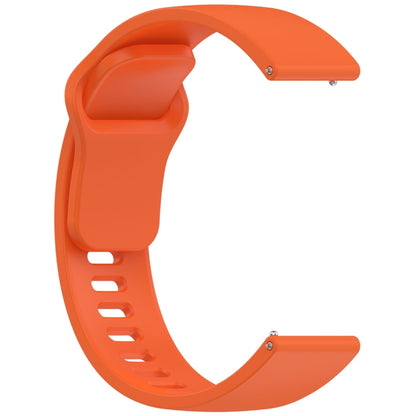 For Redmi Watch 5 Active Youth Version Solid Color Quick Release Silicone Watch Band(Orange) by bashfashion