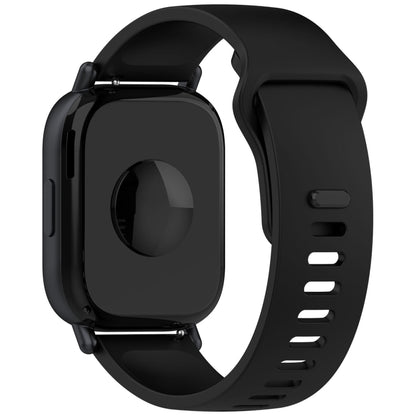 For Redmi Watch 5 Active Youth Version Solid Color Quick Release Silicone Watch Band(Black) by bashfashion