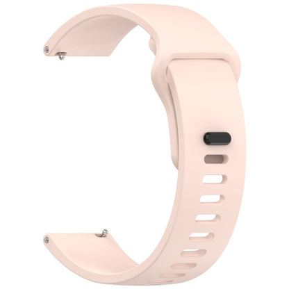 For Redmi Watch 5 Active Youth Version Solid Color Quick Release Silicone Watch Band(Light Pink) by bashfashion