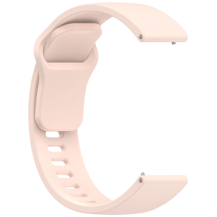 For Redmi Watch 5 Active Youth Version Solid Color Quick Release Silicone Watch Band(Light Pink) by bashfashion