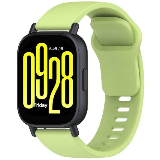 For Redmi Watch 5 Active Youth Version Solid Color Quick Release Silicone Watch Band(Lime) by bashfashion
