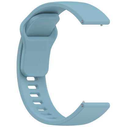 For Redmi Watch 5 Active Youth Version Solid Color Quick Release Silicone Watch Band(Blue) by bashfashion
