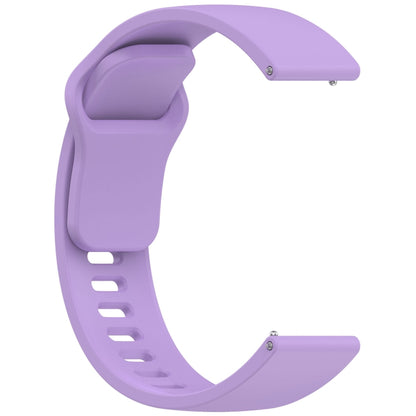 For Redmi Watch 5 Active Youth Version Solid Color Quick Release Silicone Watch Band(Purple) by bashfashion