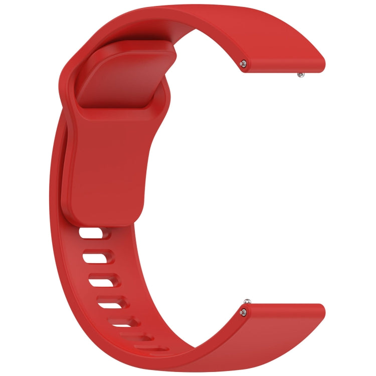 For Redmi Watch 5 Lite Youth Version Solid Color Quick Release Silicone Watch Band(Red) by bashfashion