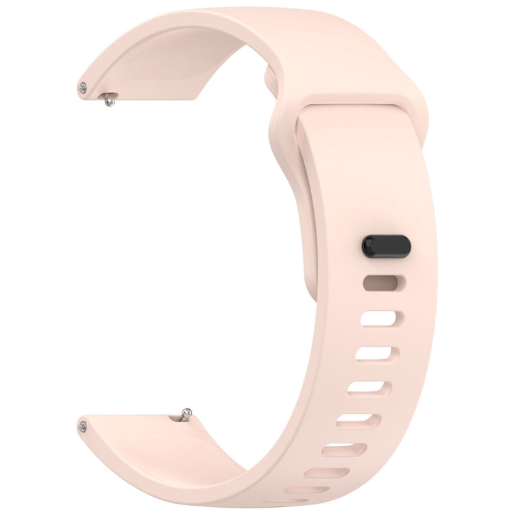 For Redmi Watch 5 Lite Youth Version Solid Color Quick Release Silicone Watch Band(Light Pink) by bashfashion