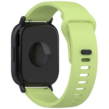 For Redmi Watch 5 Lite Youth Version Solid Color Quick Release Silicone Watch Band(Lime) by bashfashion