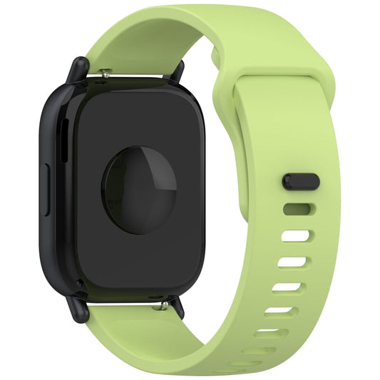 For Redmi Watch 5 Lite Youth Version Solid Color Quick Release Silicone Watch Band(Lime) by bashfashion