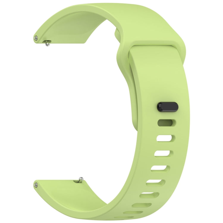 For Redmi Watch 5 Lite Youth Version Solid Color Quick Release Silicone Watch Band(Lime) by bashfashion