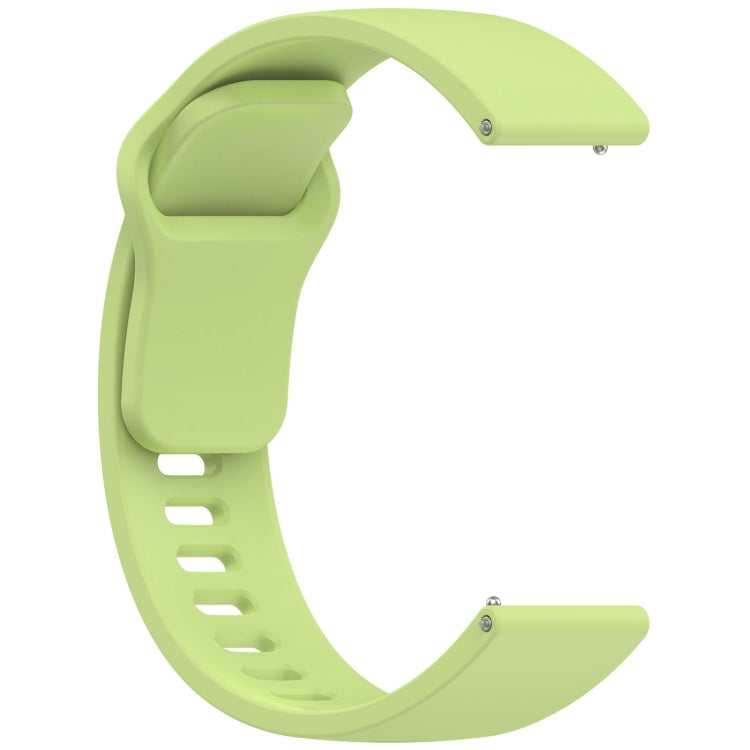 For Redmi Watch 5 Lite Youth Version Solid Color Quick Release Silicone Watch Band(Lime) by bashfashion