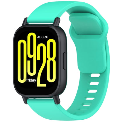 For Redmi Watch 5 Lite Youth Version Solid Color Quick Release Silicone Watch Band(Teal Green) by bashfashion