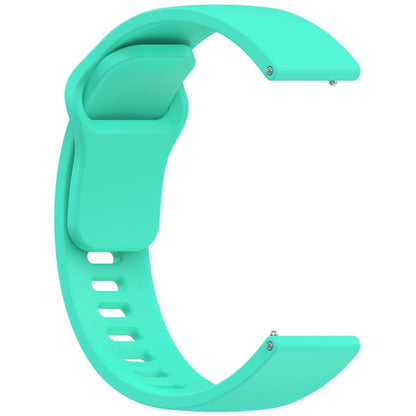 For Redmi Watch 5 Lite Youth Version Solid Color Quick Release Silicone Watch Band(Teal Green) by bashfashion