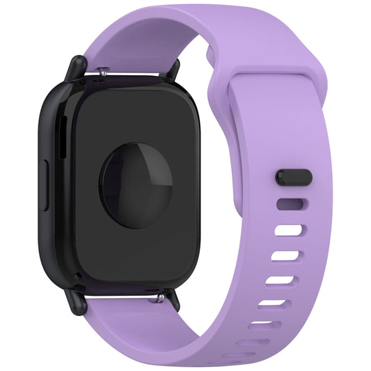 For Redmi Watch 5 Lite Youth Version Solid Color Quick Release Silicone Watch Band(Purple) by bashfashion