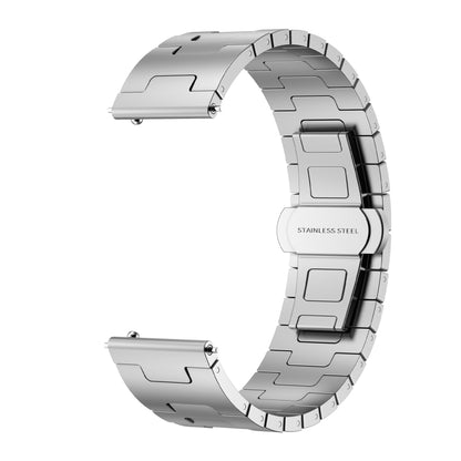 For Samsung Galaxy Watch 3 45mm Titanium Alloy 22mm Metal Watch Band(Silver) by bashfashion