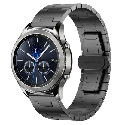 For Samsung Galaxy Gear S3 Classic Titanium Alloy 22mm Metal Watch Band(Titanium Color) by bashfashion
