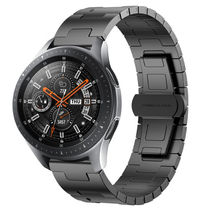 For Samsung Galaxy Watch 46mm Titanium Alloy 22mm Metal Watch Band(Titanium Color) by bashfashion