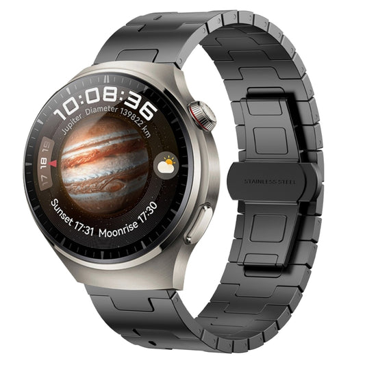 For Huawei Watch 4 Pro Titanium Alloy 22mm Metal Watch Band(Titanium Color) by bashfashion