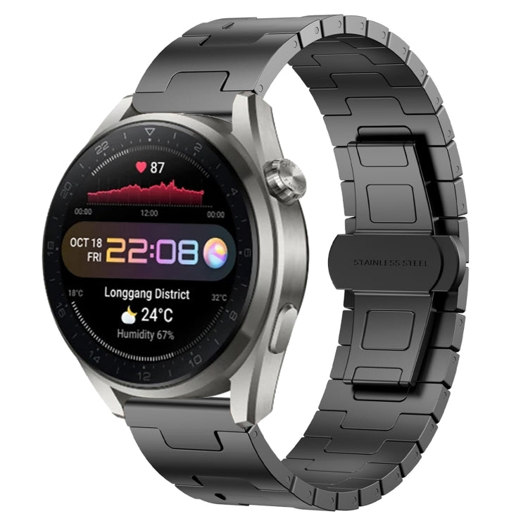 For Huawei Watch3 Pro New Titanium Alloy 22mm Metal Watch Band(Titanium Color) by bashfashion