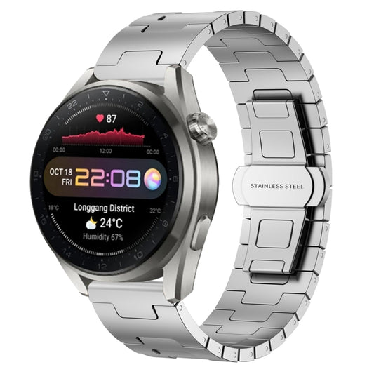 For Huawei Watch3 Pro New Titanium Alloy 22mm Metal Watch Band(Silver) by bashfashion