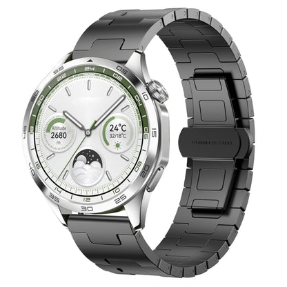 For Huawei watch GT5 46mm Titanium Alloy 22mm Metal Watch Band(Titanium Color) by bashfashion