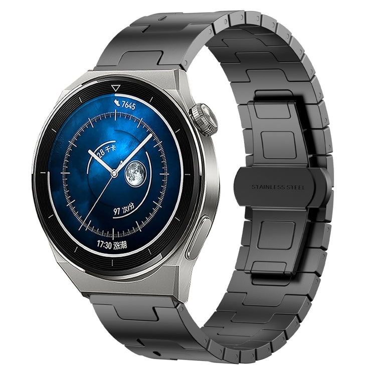 For Huawei Watch GT3 Pro 46mm Titanium Alloy 22mm Metal Watch Band(Titanium Color) by bashfashion