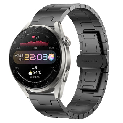 For Huawei Watch3 Pro Titanium Alloy 22mm Metal Watch Band(Titanium Color) by bashfashion