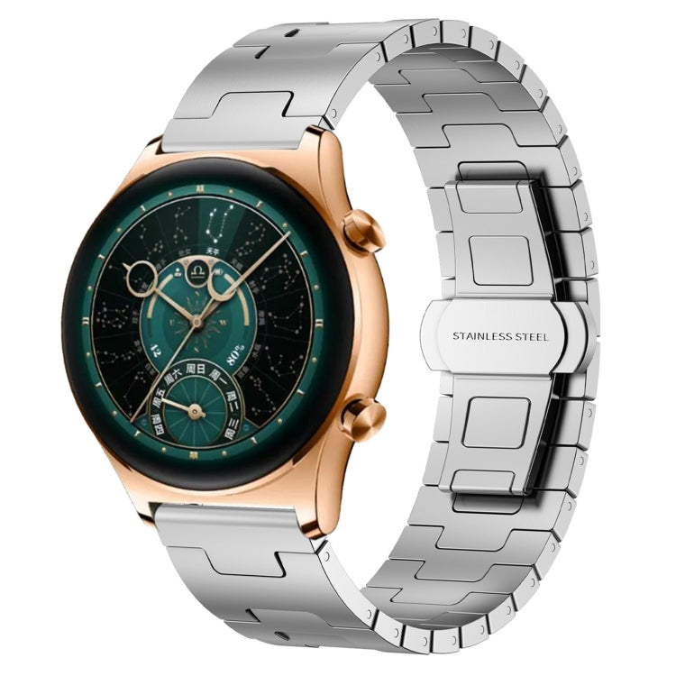 For Honor Watch GS 4 Titanium Alloy 22mm Metal Watch Band(Silver) by bashfashion