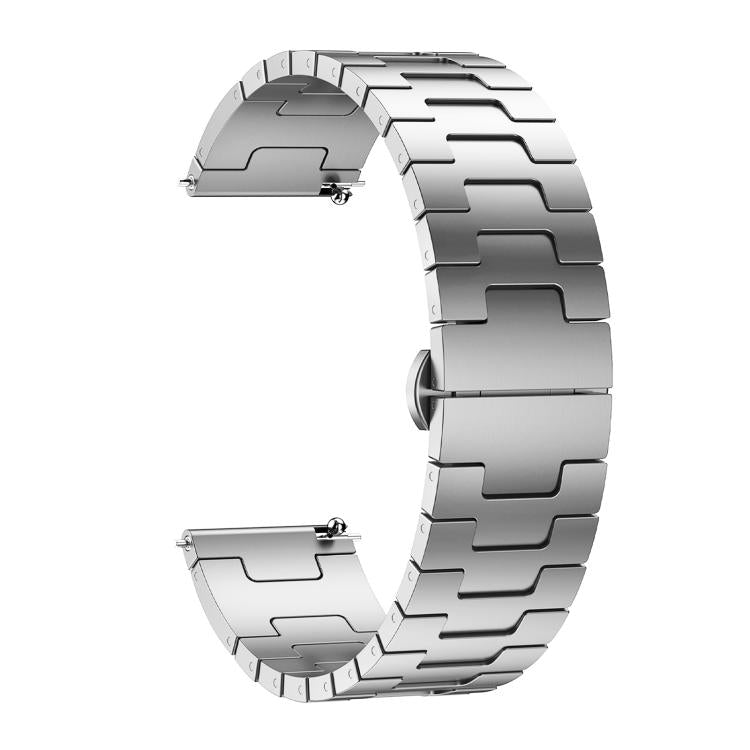 For Honor Watch 4 Pro Titanium Alloy 22mm Metal Watch Band(Titanium Color) by bashfashion