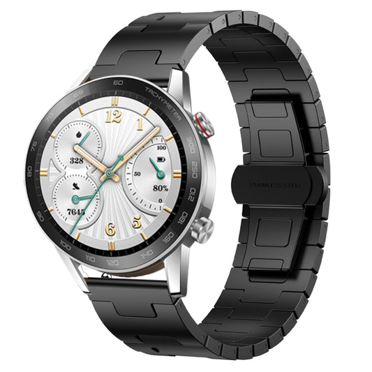 For Honor Watch GS 3i Titanium Alloy 22mm Metal Watch Band(Black) by bashfashion