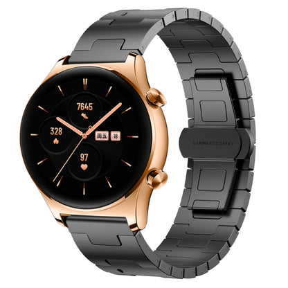 For Honor Watch GS 3 Titanium Alloy 22mm Metal Watch Band(Titanium Color) by bashfashion